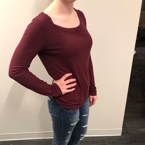 Maroon long sleeve